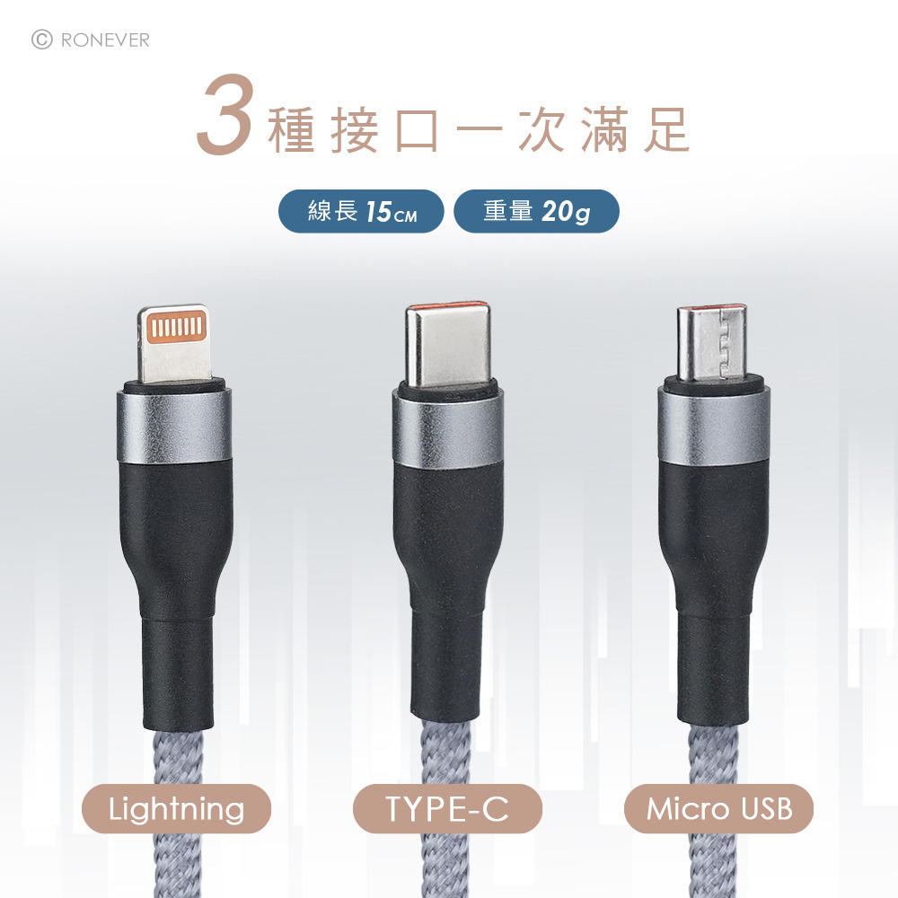 RONEVER VPC191 / 多合一吊飾充電線-細節圖5