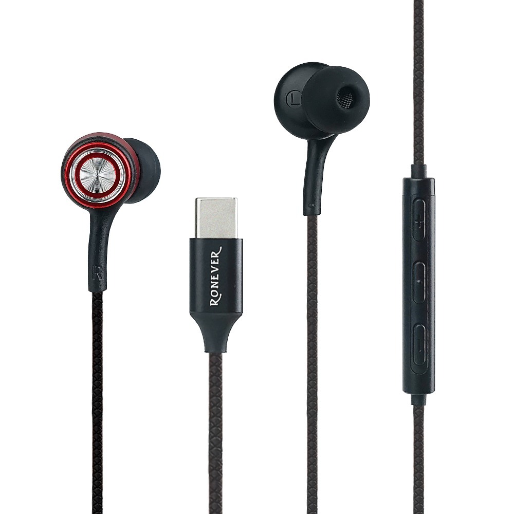 RONEVER MOE359 / TYPE-C鋁合金入耳式耳麥-規格圖5