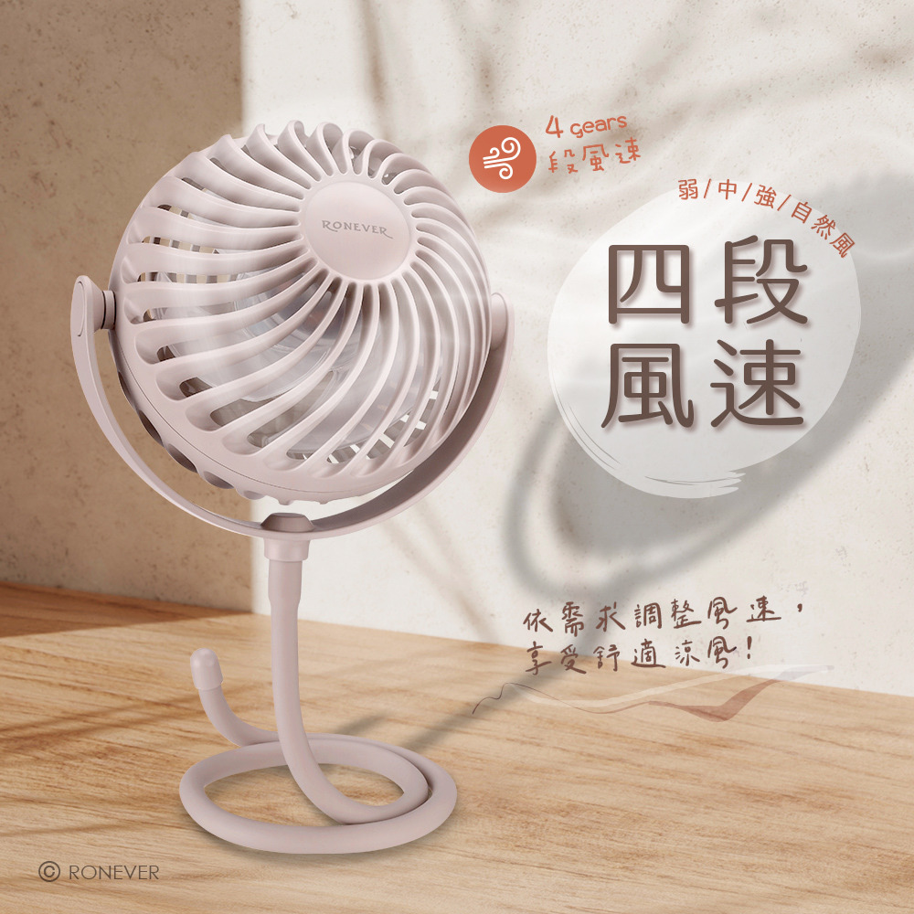 RONEVER PG042 / 4吋軟管球形風扇-細節圖2