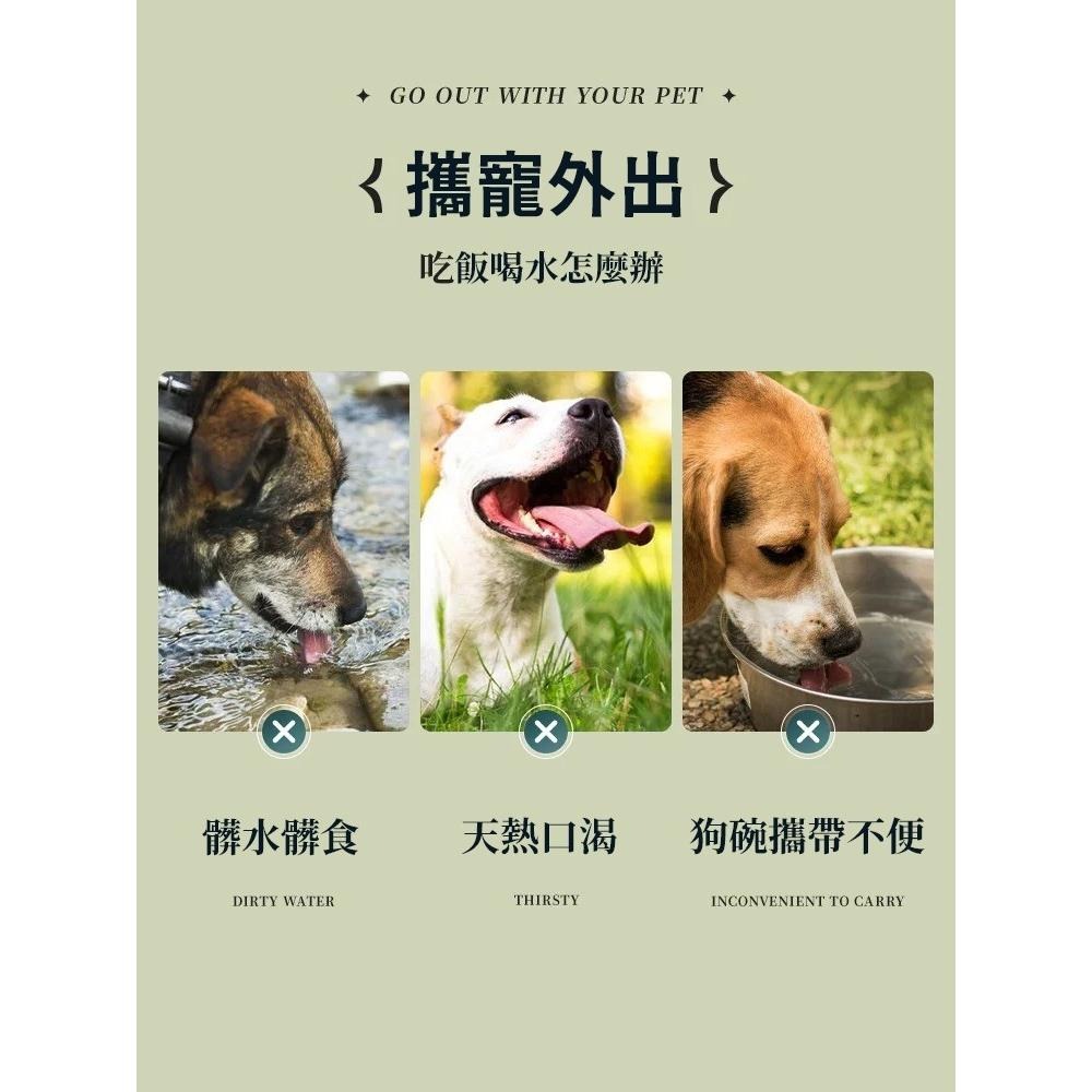 寵物摺疊碗 寵物外出碗 附扣環 摺疊碗 狗狗外出碗 貓咪外出 狗碗 貓碗 寵物用品 矽膠碗 外出矽膠碗︱繁華中西藥局︱-細節圖4