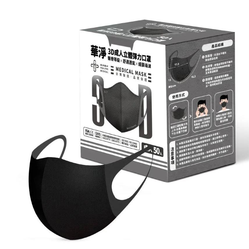 ★華淨★成人 立體口罩 3D口罩 醫療口罩 醫用口罩 台灣製造︱繁華中西藥局︱-細節圖5