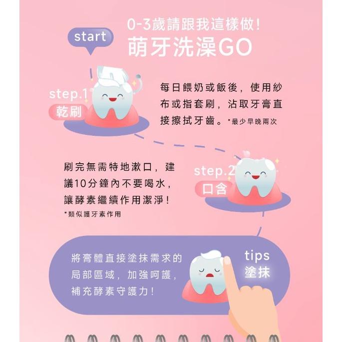 因特力淨 兒童牙膏 酵素牙膏 40g 可吞嚥 免漱口 不含氟 無氟牙膏 嬰兒牙膏 寶寶牙膏-細節圖8