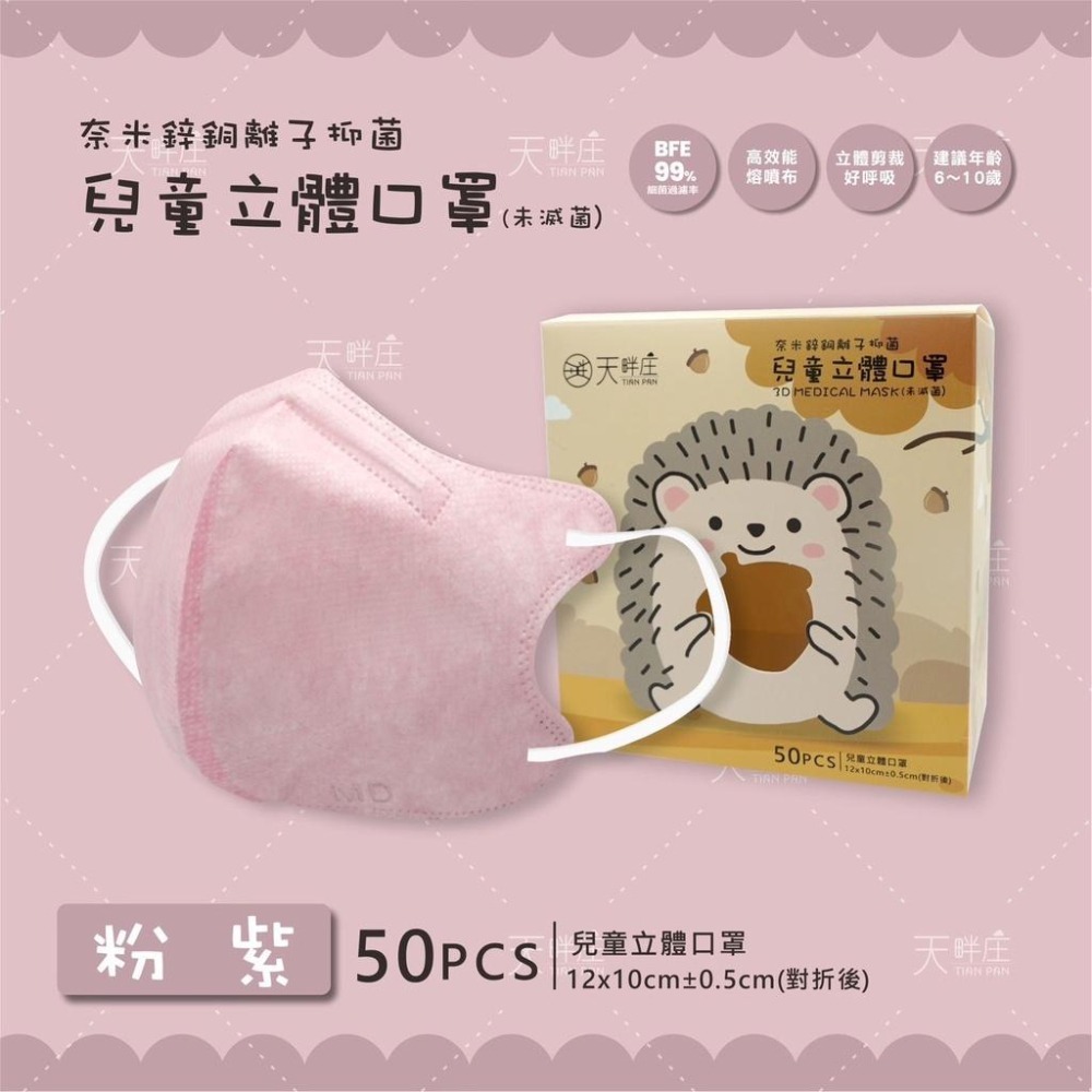 聚泰 兒童 醫療口罩 醫用口罩 立體口罩 3D立體 細繩  MD 雙鋼印 台灣製造 現貨供應-細節圖5