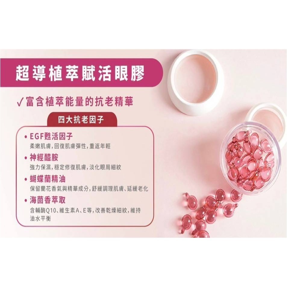 【臻奇肌】 超導植萃賦活眼膠 30粒/瓶｜繁華中西藥局｜-細節圖4