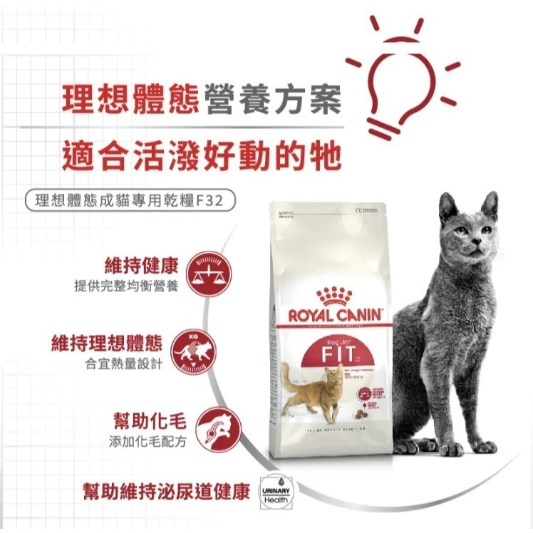 法國皇家FHN 理想體態成貓F32 1公斤真空包裝 ✨超商取件上限4包✨-細節圖3