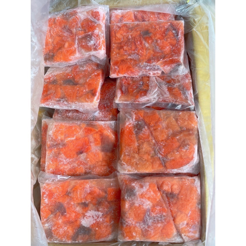 鮭魚無刺碎肉一包只要100元 鴻德水產 滿額免運-細節圖2