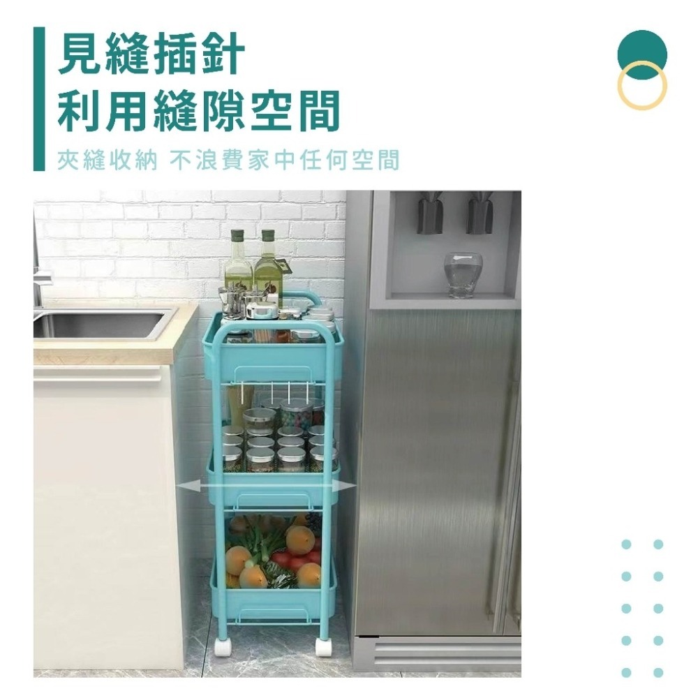 全鐵製置物手推車🔥我最便宜🔥扶手推車 置物架 置物推車 手推車 三層推車 三層置物推車 收納架 收納【sc4370】-細節圖5