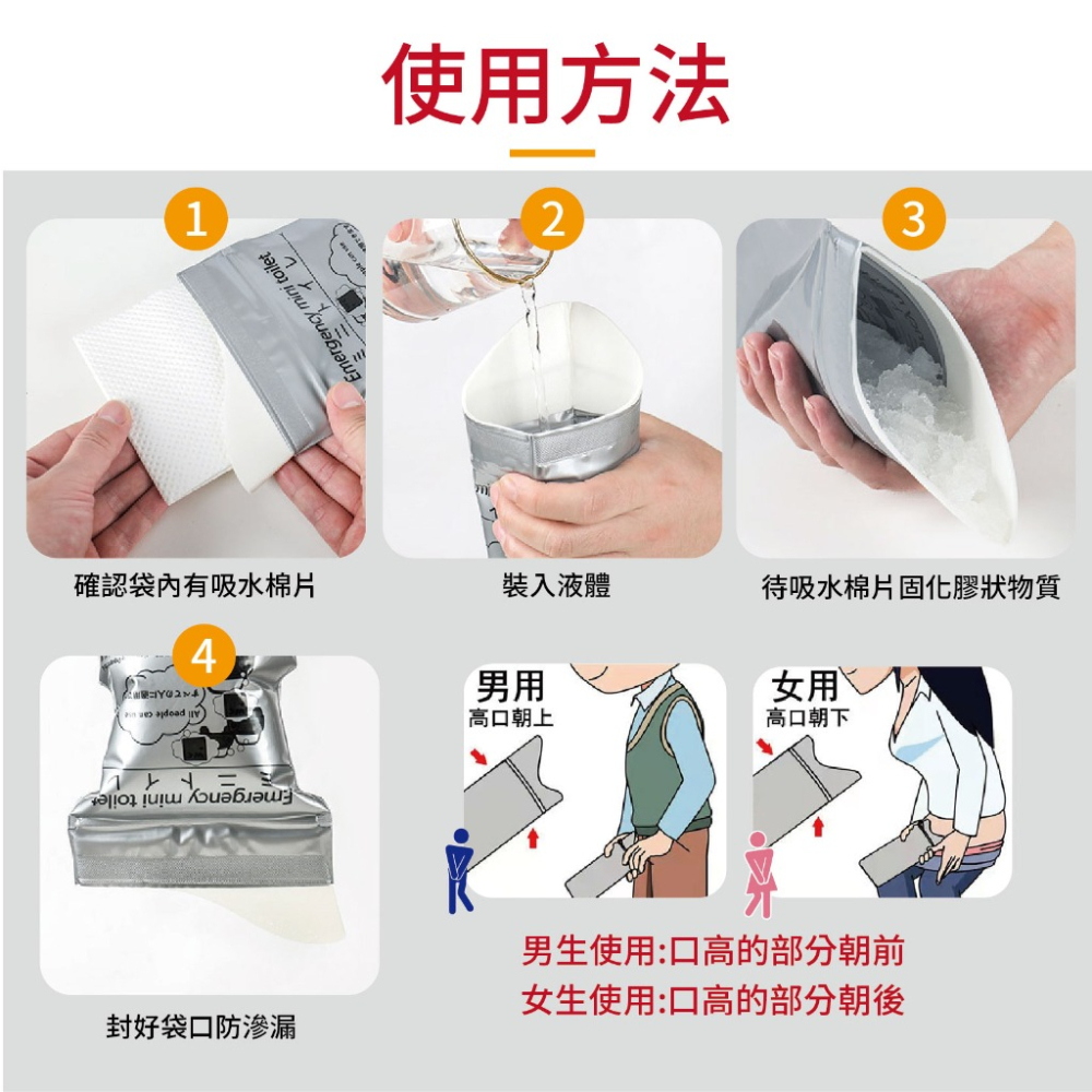 應急尿袋🔥我最便宜🔥旅行用尿袋 嘔吐袋 集尿袋  一次性尿袋 車用尿袋 隨身尿袋 臨時尿袋 便攜式尿袋-細節圖8