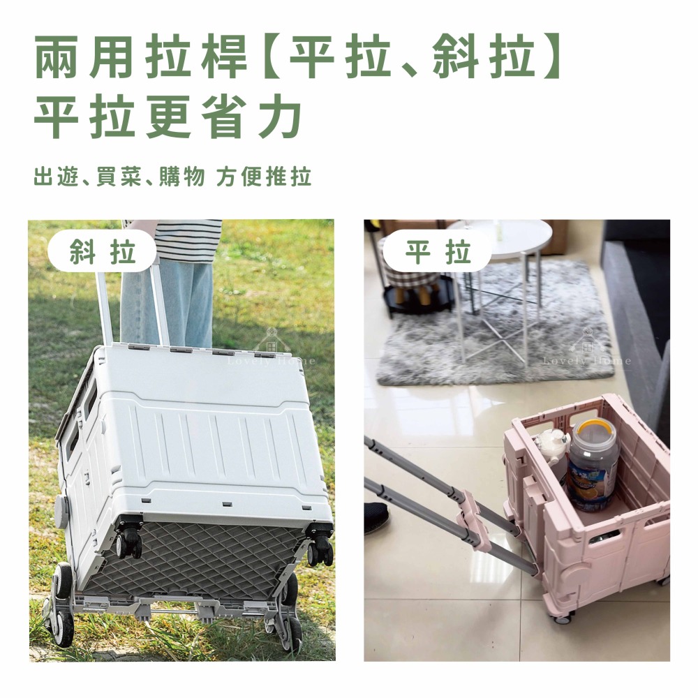 摺疊購物車升級款🔥我最便宜🔥購物車 折疊推車 購物推車 手推車 手拉車 菜籃車 工具車 露營推車【sc4391】-細節圖3