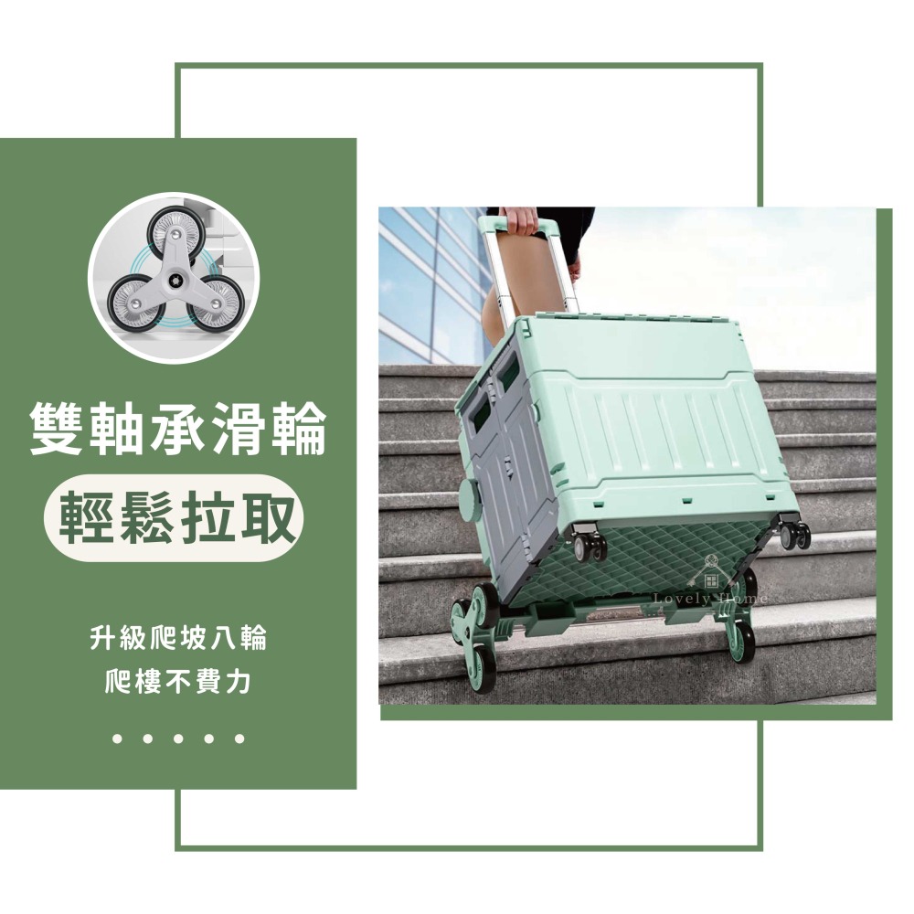 摺疊購物車升級款🔥我最便宜🔥購物車 折疊推車 購物推車 手推車 手拉車 菜籃車 工具車 露營推車【sc4391】-細節圖7