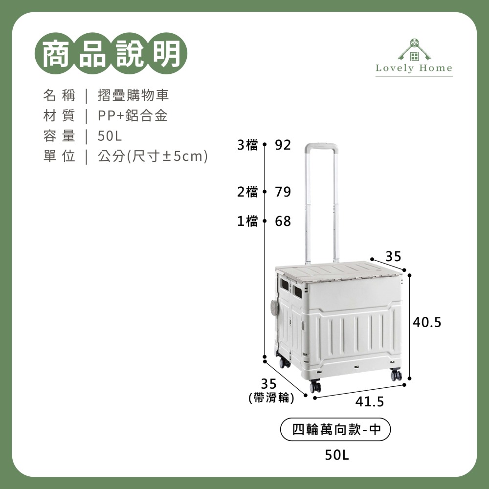 摺疊購物車升級款🔥我最便宜🔥購物車 折疊推車 購物推車 手推車 手拉車 菜籃車 工具車 露營推車【sc4391】-細節圖9
