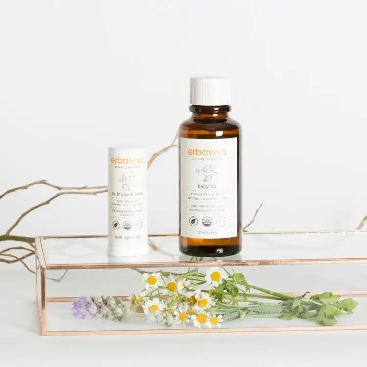 現貨【erbaviva】台灣專櫃正貨 專為母嬰設計的護膚產品 美國USDA寶寶潤唇頰膏 18g-細節圖4