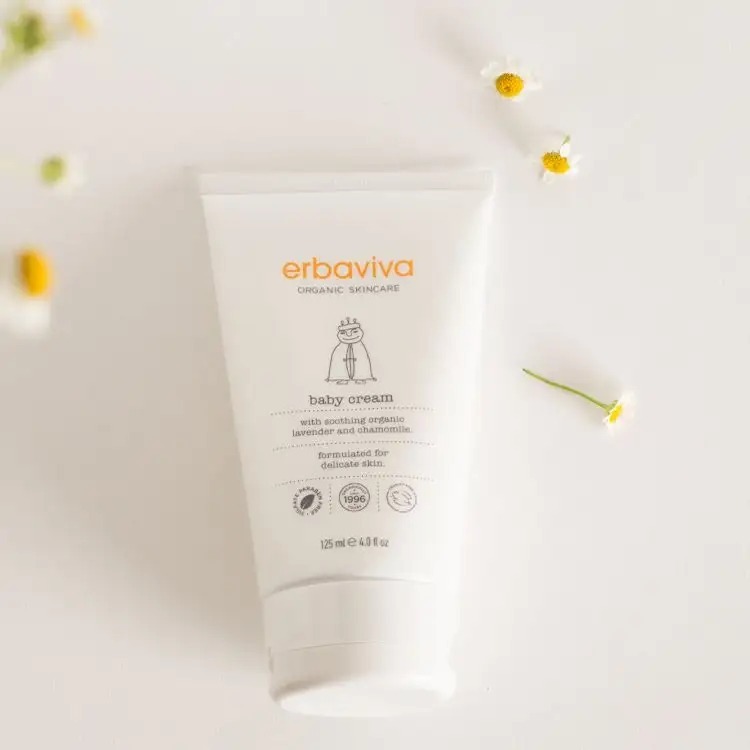 現貨【erbaviva】台灣專櫃正貨 專為母嬰設計的護膚產品 寶寶開心保濕乳霜 125ml-細節圖4