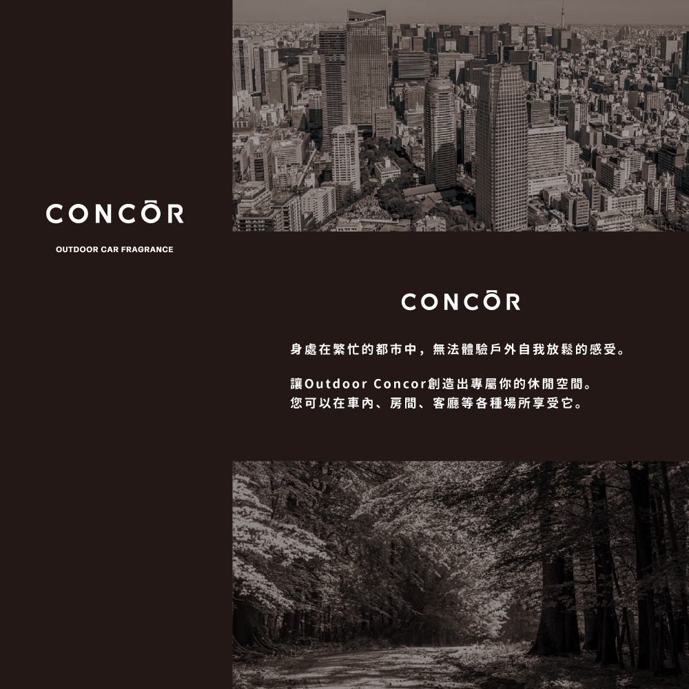 【現貨 X 快速出貨】日本CONCOR 戶外風香氛掛片套組(夜幕之後/典雅森林/清澈地平線)-細節圖2