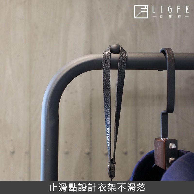 幾何立方雙層吊掛衣帽架-霧灰-小趙賣場-細節圖5