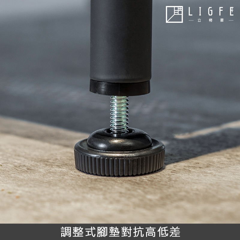 幾何立方雙層吊掛衣帽架-霧灰-小趙賣場-細節圖10