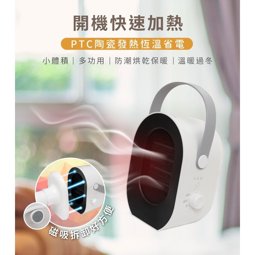 NICONICO多功能四合一電暖器-細節圖8