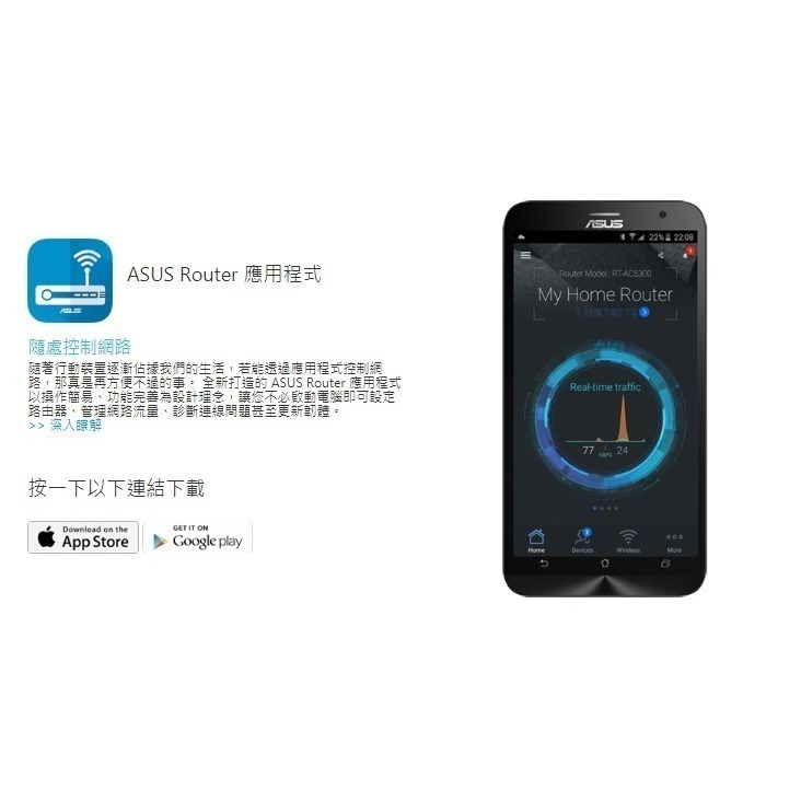 (原廠三年保) ASUS 華碩 RT-AC52 AC750 WIFI5 四天線同步雙頻 無線分享器-細節圖4