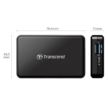 (原廠二年保) Transcend 創見 USB 3.0 4埠集線器 TS-HUB3K-細節圖5