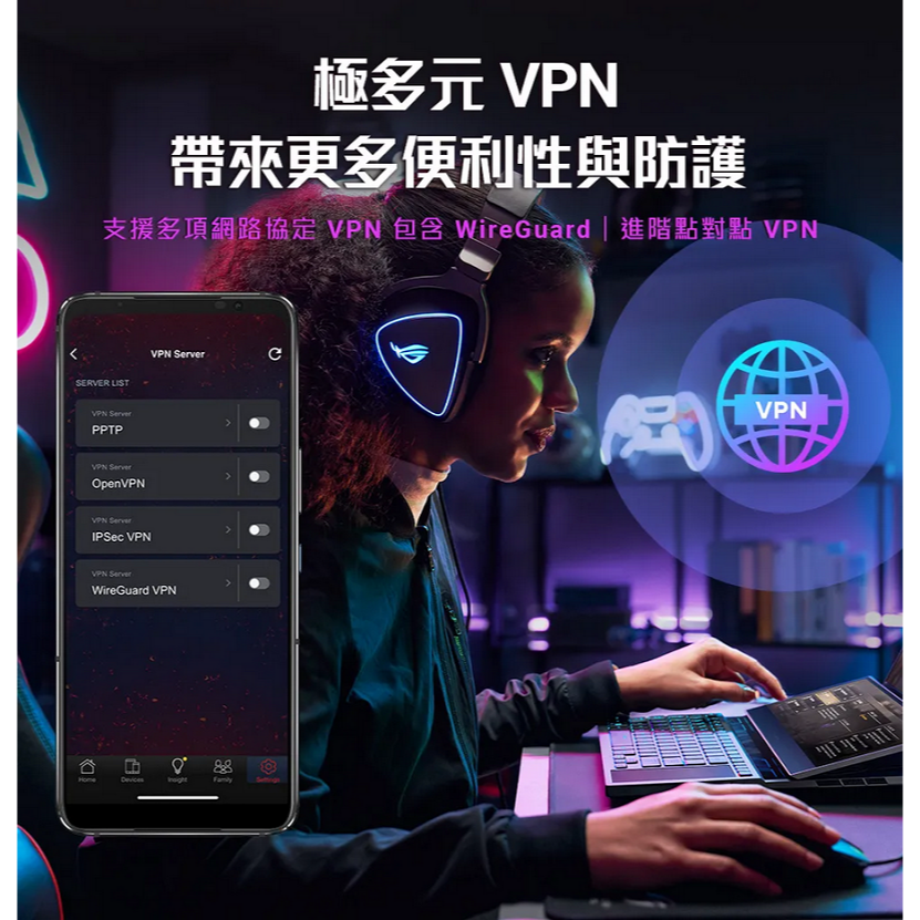 (原廠三年保) 華碩 ASUS RT-BE86U BE6800 雙頻 WiFi 7 無線路由器 AiMesh-細節圖4