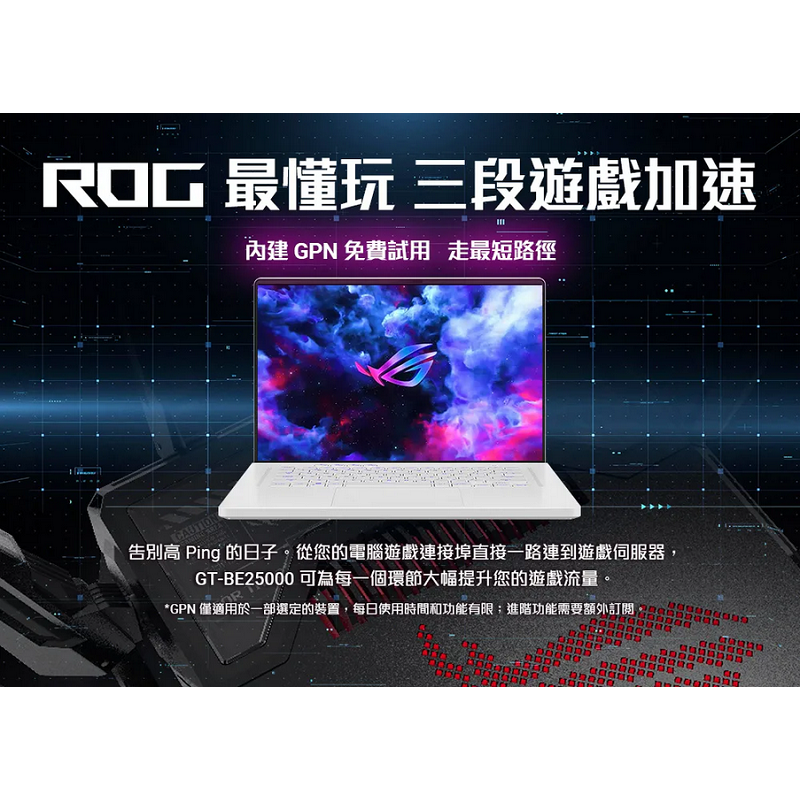 (原廠三年保) 華碩 ASUS ROG Rapture GT-BE25000 四頻 WiFi 7 無線路由器-細節圖8