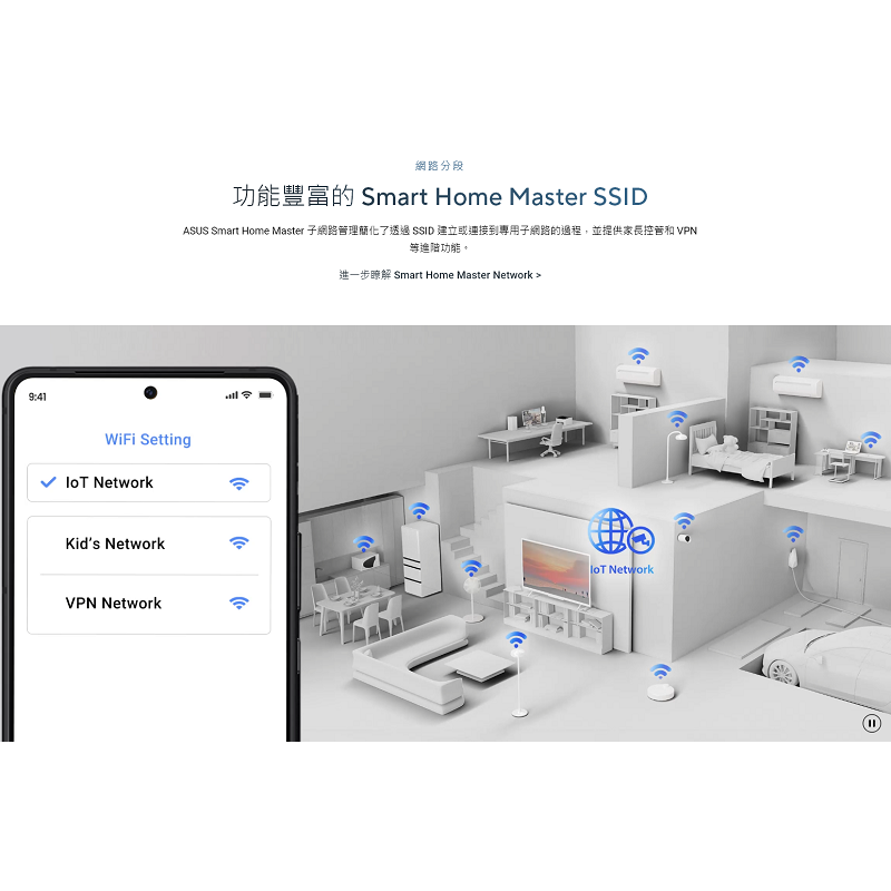 (華碩三年保) ASUS RT-BE82U BE6500 雙頻 WiFi 7 無線路由器 雙頻 4天線 2.5Gbe*4-細節圖8