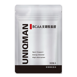 UNIQMAN BCAA支鏈胺基酸 素食膠囊 (30粒/袋)