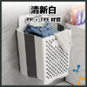 洗衣籃 浴室 髒衣籃 大容量 折疊洗衣籃 摺疊洗衣籃 壁掛洗衣籃 洗衣桶 收納籃 洗衣袋-規格圖6