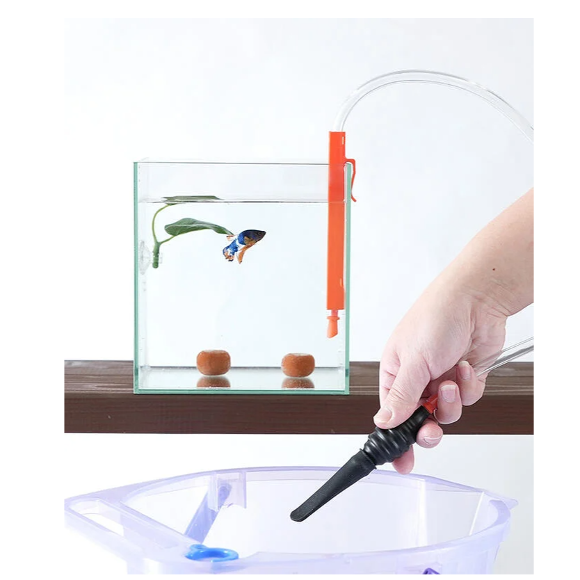 日本Suisaku 水作 迷你缸用虹吸管 換水器 鬥魚缸可用 換水 抽水管-細節圖5
