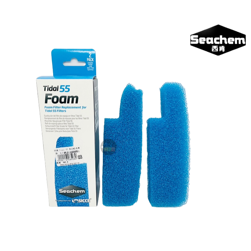 美國 Seachem 西肯 Tidal 外掛 多功能過濾器 替換生化棉 2入/盒-細節圖3