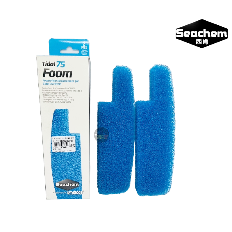 美國 Seachem 西肯 Tidal 外掛 多功能過濾器 替換生化棉 2入/盒-細節圖4