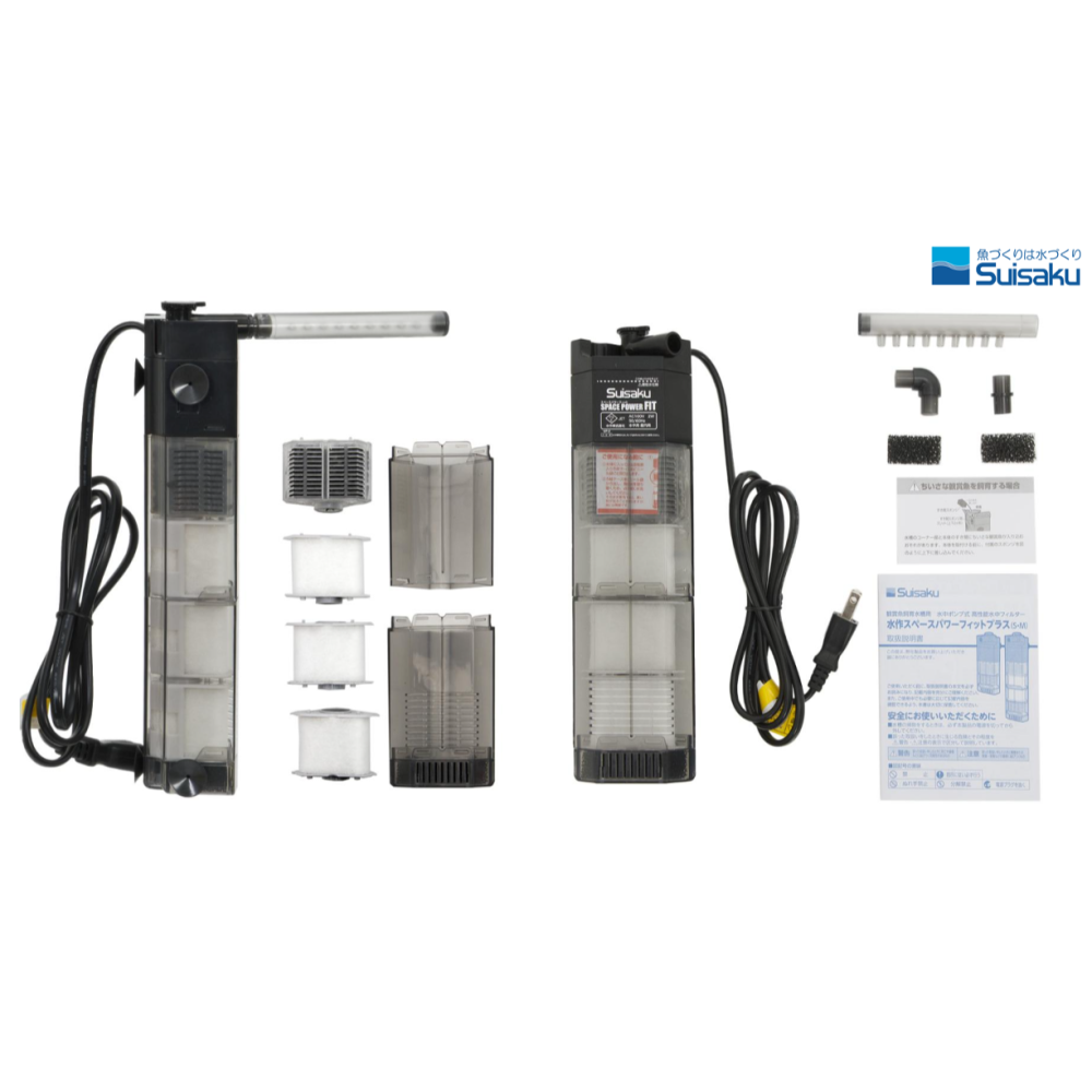 日本 SUISAKU 水作 內置過濾器 S M (附雙層過濾) 過濾 培菌 角落 過濾器 雨林 魚缸過濾-細節圖6