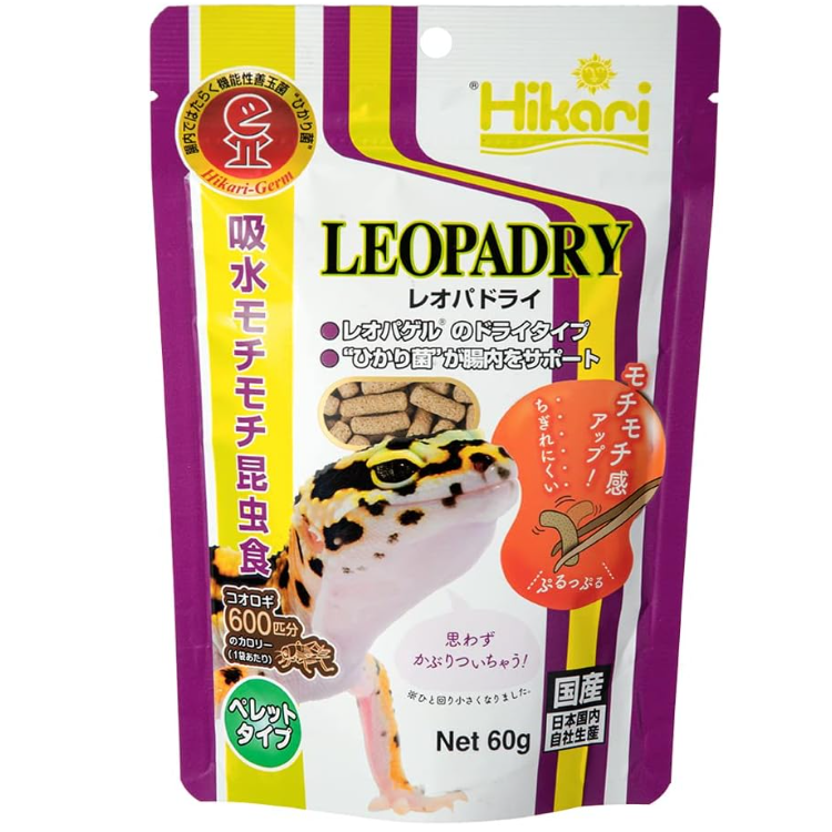 日本 Hikari 高夠力 爬蟲專用顆粒飼料 食蟲性 60g 守宮飼料 豹紋守宮 日本草蜥 箱龜 鬆獅蜥睫角-細節圖2