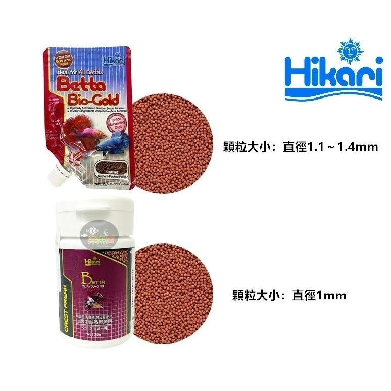 日本 Hikari 高夠力 CREST FREAK 鬥魚飼料 善玉菌 半月 Hikari 顆粒狀 浮上性-細節圖2