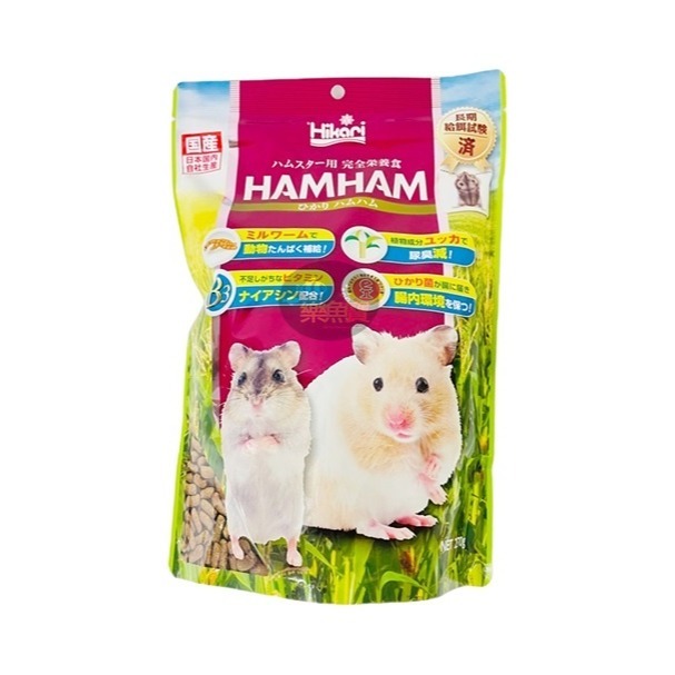 日本 Hikari 高夠力 倉鼠飼料 HAMHAM 高適口性倉鼠飼料 天竺鼠飼料 寵物鼠 鼠飼料 黃金鼠-規格圖5