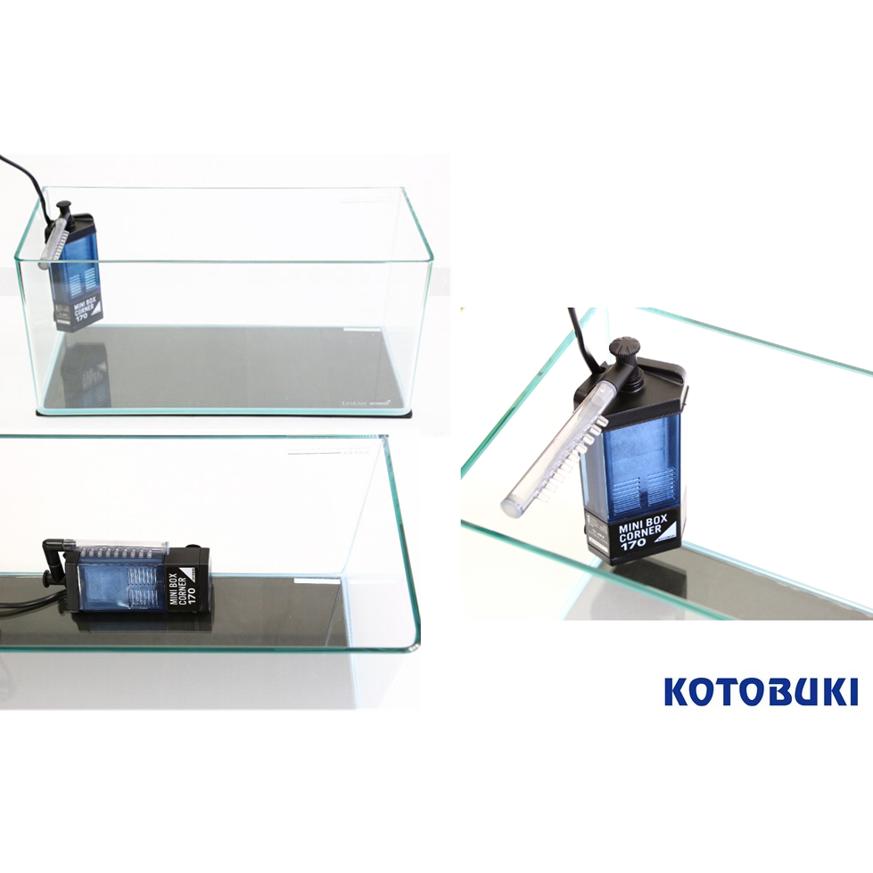 日本 KOTOBUKI 迷你過濾機 角落型 170型 雨淋內置過濾器 K21201077 觀賞魚 烏龜-細節圖3