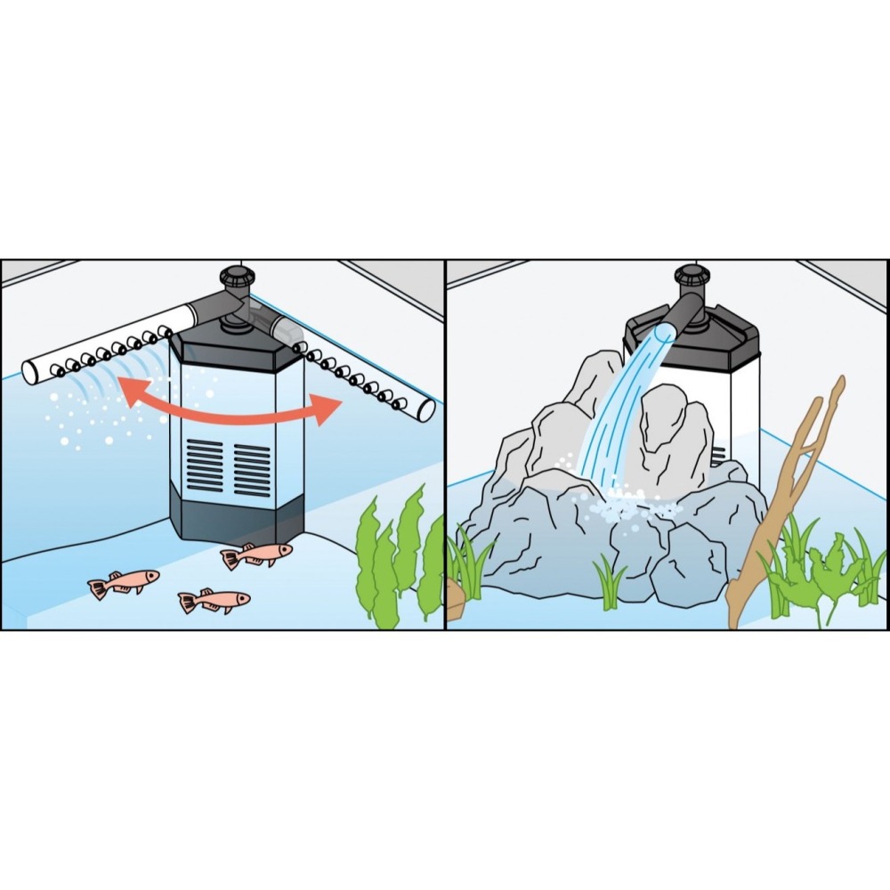 日本 KOTOBUKI 迷你過濾機 角落型 170型 雨淋內置過濾器 K21201077 觀賞魚 烏龜-細節圖4