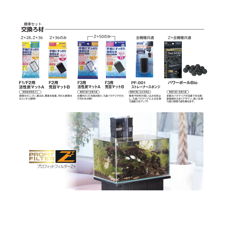 日本 KOTOBUKI - Profit過濾機 Z+28 Z+36 Z+50 外掛 外置式 過濾器 新型外掛-細節圖4