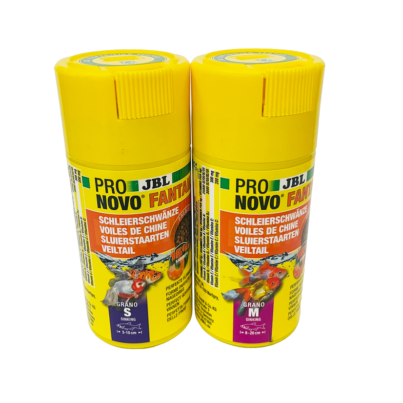 JBL 珍寶 PRO NOVO FANTAIL 金牌玫瑰紅碎粒主食 S M (緩沉性) 金魚飼料 顆粒-細節圖2