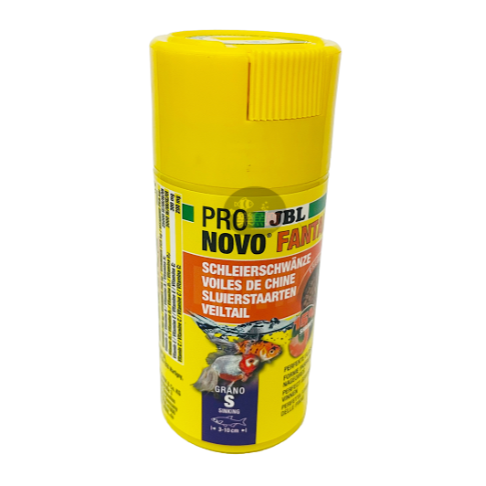 JBL 珍寶 PRO NOVO FANTAIL 金牌玫瑰紅碎粒主食 S M (緩沉性) 金魚飼料 顆粒-規格圖6