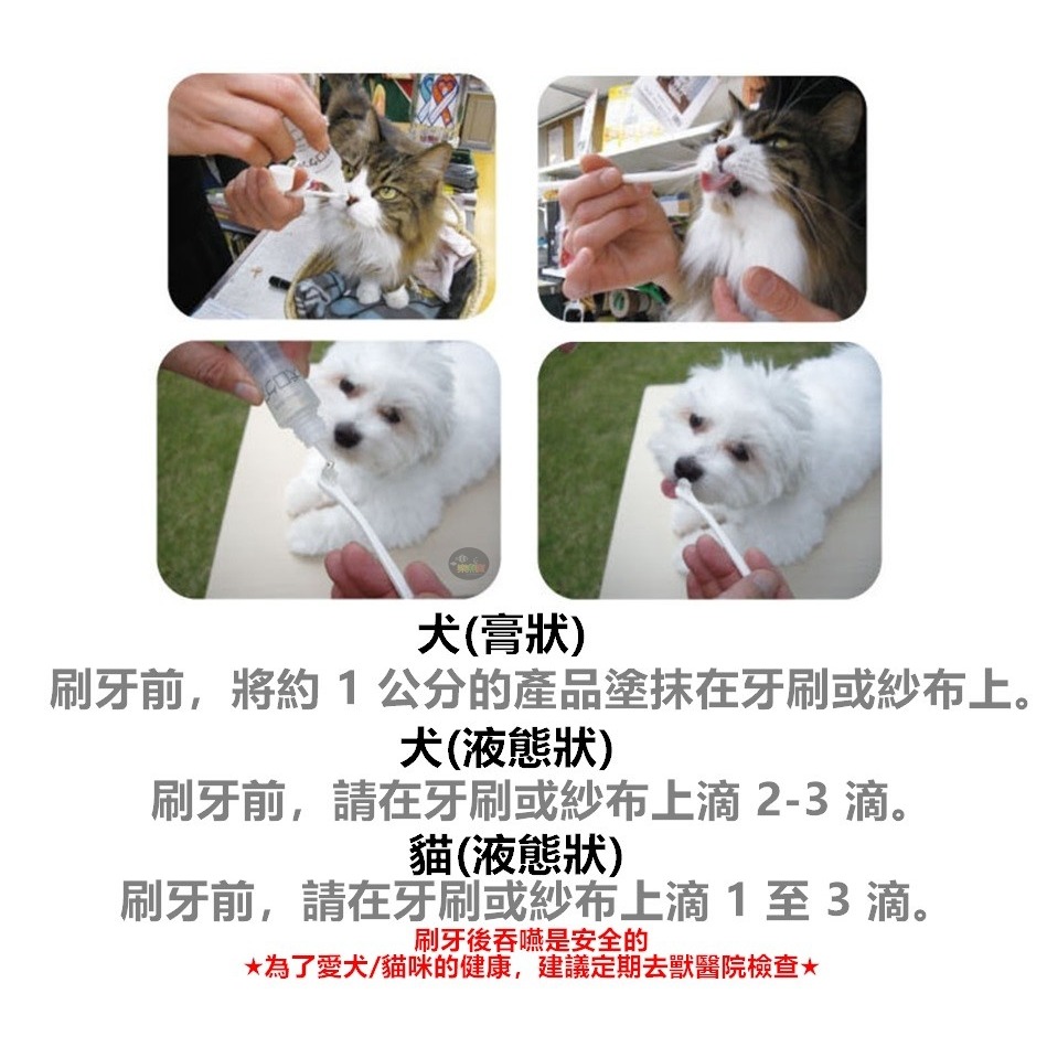 日本 Mind up 犬貓 寵物液態膏狀牙膏 犬用牙膏 貓咪牙膏 30ml 60g 牛奶味 犬貓牙膏 口腔噴霧-細節圖2