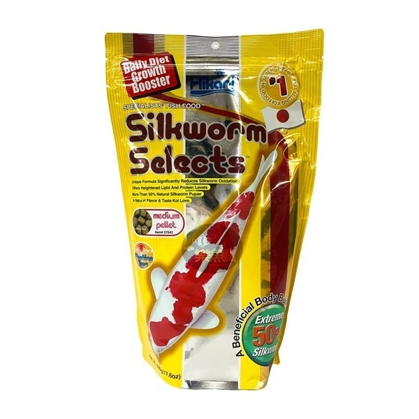 日本 Hikari 高夠力 錦鯉飼料 胚芽 主食 錦鯉金 螺旋藻 錦鯉蠶蛹飼料 鯉魚飼料 龍鯉 (浮水性)-規格圖3