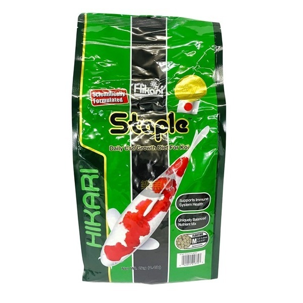 日本 Hikari 高夠力 錦鯉飼料 胚芽 主食 錦鯉金 螺旋藻 錦鯉蠶蛹飼料 鯉魚飼料 龍鯉 (浮水性)-規格圖3