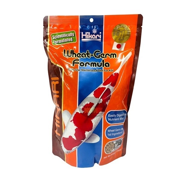 日本 Hikari 高夠力 錦鯉飼料 胚芽 主食 錦鯉金 螺旋藻 錦鯉蠶蛹飼料 鯉魚飼料 龍鯉 (浮水性)-規格圖3