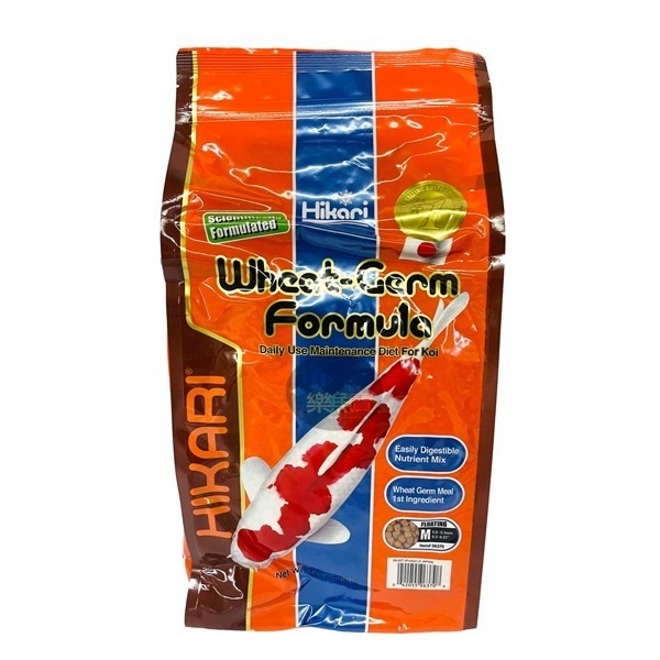 日本 Hikari 高夠力 錦鯉飼料 胚芽 主食 錦鯉金 螺旋藻 錦鯉蠶蛹飼料 鯉魚飼料 龍鯉 (浮水性)-規格圖3