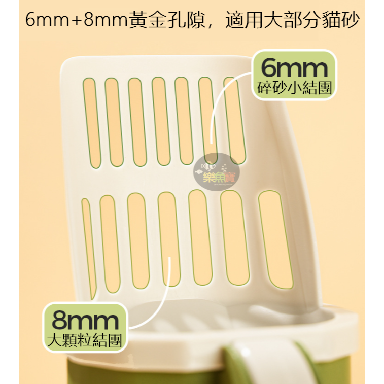 一體式貓砂鏟 貓鏟 大貓砂鏟 鏟屎 貓砂鏟細孔 貓沙鏟 貓砂 鏟貓砂 貓砂鏟子 貓砂機 貓砂盆 砂鏟-細節圖4