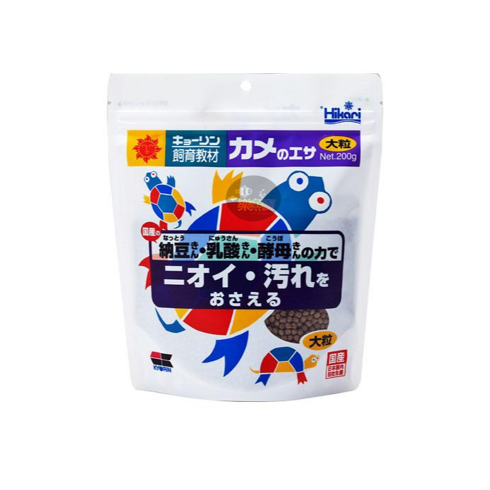 日本 Hikari 高夠力 飼育教材 澤龜飼料 烏龜飼料 (浮水性) 納豆菌 乳酸菌 酵母菌 水龜鈣質-規格圖3