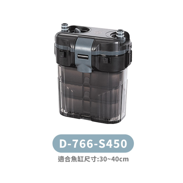 UP 雅柏 小型桶式過濾器 450L/H 600L/H 圓桶過濾器 魚缸過濾器 掛式過濾 圓筒 外置過濾器-規格圖7