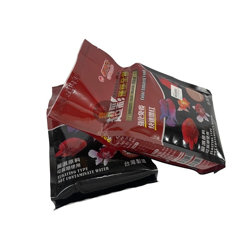 台灣 RED SLEEVES 紅袖子 紅柚子 超彩漢堡1KG 大粒 小粒 慈鯛 血鸚鵡 花羅漢 (浮上性)關刀-細節圖2