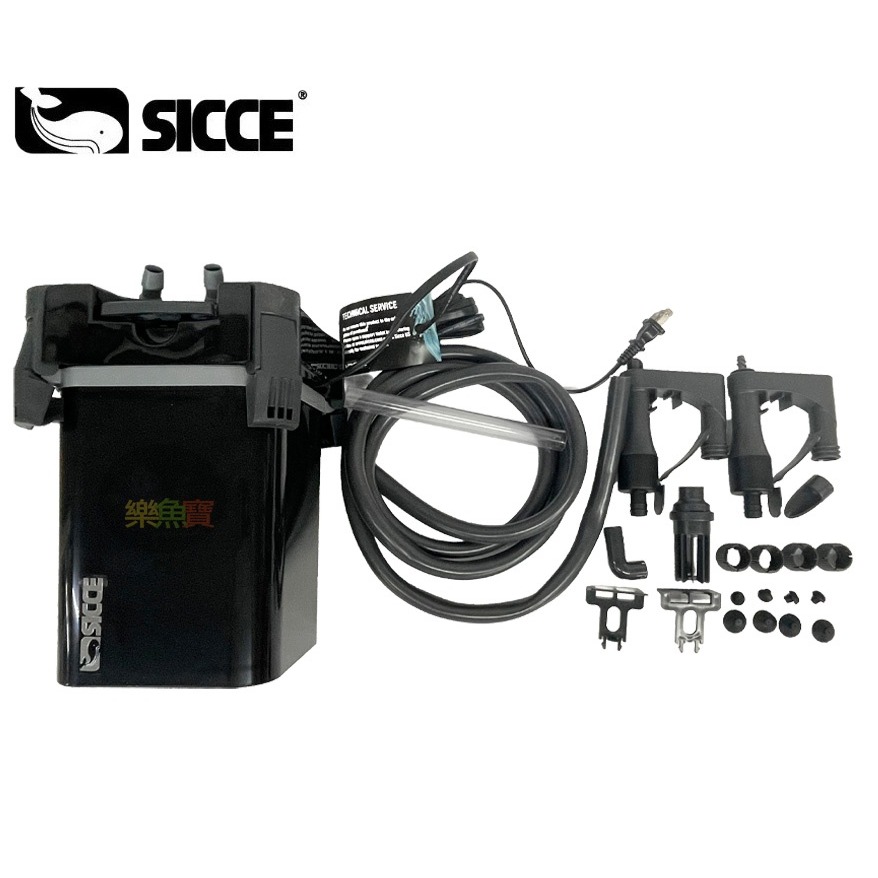 SICCE 希捷 鯊魚PRO WHALE 過濾圓桶 帶動力外置過濾器 義大利圓筒 200型-細節圖2